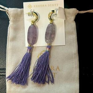 Kendra Scott Dangle Fringe Earrings